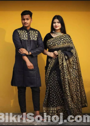 Cople sari And Panjabi